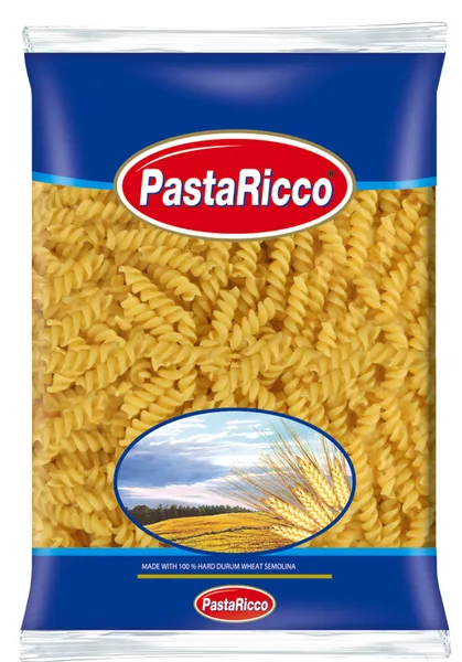 Makaronai PASTA RICCO, sraigtai, kietųjų kviečių, 5 kg