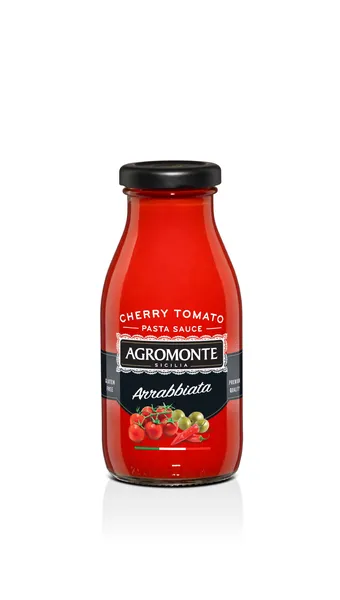 Makaronų padažas su vyšniniais pomidorais ir aitriosiomis paprikomis AGROMONTE, 260 g