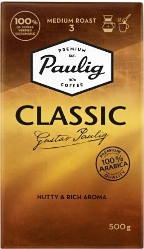 Kafija malta Paulig Classic 500g