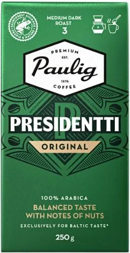 Paulig Presidentti malta kafija, 250g