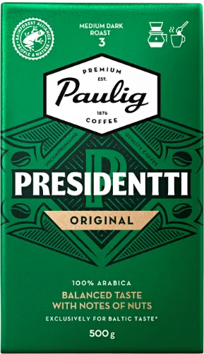 Maltā kafija PAULIG PRESIDENTTI ORIGINAL, 500 g