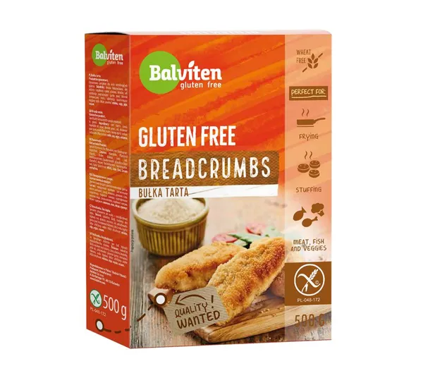 Malti džiūvėsėliai BALVITEN GLUTEN FREE, 500 g
