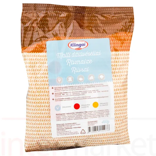 Malti džiūvesėliai KLINGAI,W10, 400 g