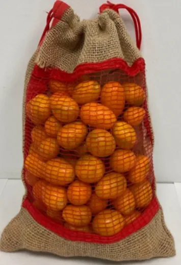 Mandarinai, fasuoti maišelyje, I klasė, 1,5 kg