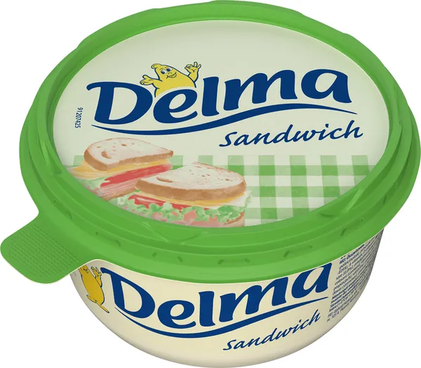 Margarinas DELMA Sandwich 20% rieb., 450 g