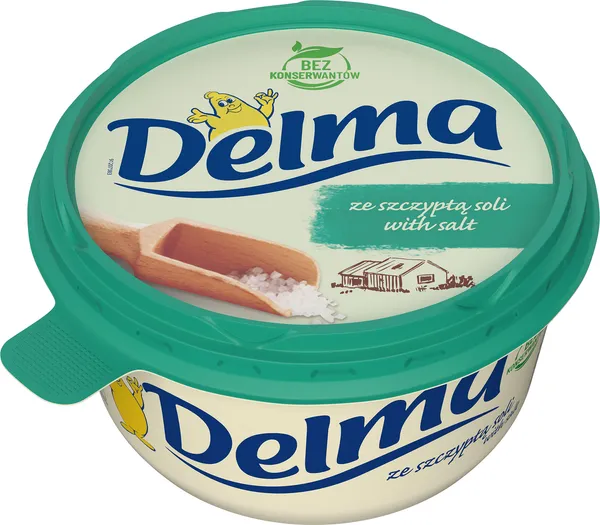 Margarinas DELMA, su druska, 39% rieb., 450g