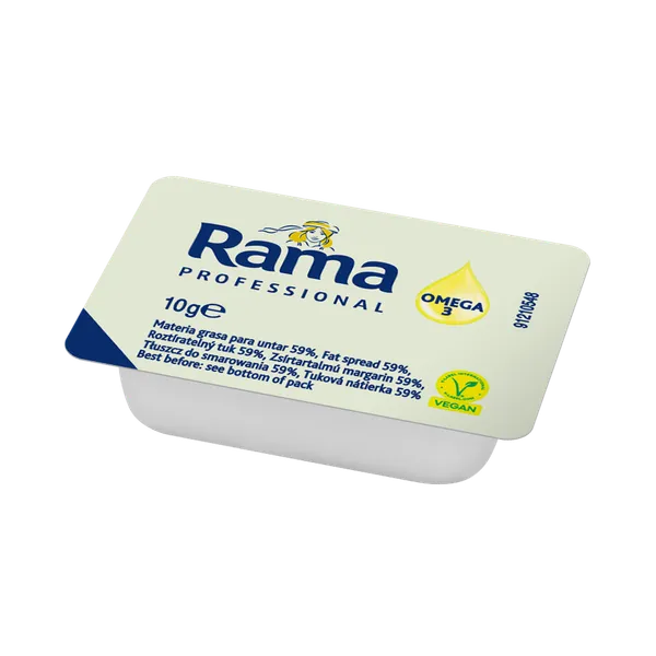 Margarinas RAMA, be laktozės, 59%, 10 g x 200