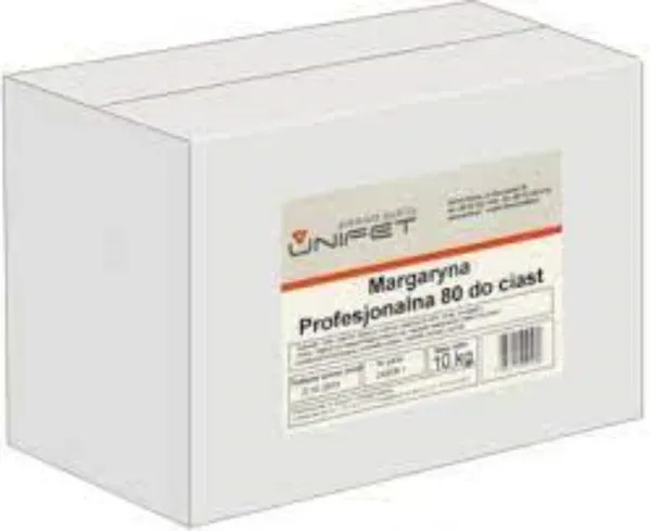 Margarinas UNIFET 80% (NOVA analogas), 10 kg (M)
