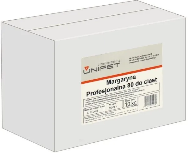 Margarinas UNIFET 80% riebumo, 10 kg