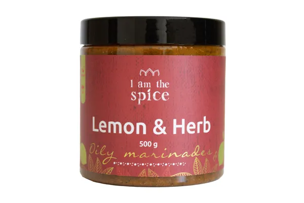 Marinatas I AM THE SPICE, citrinų ir žolelių konio, 500 g