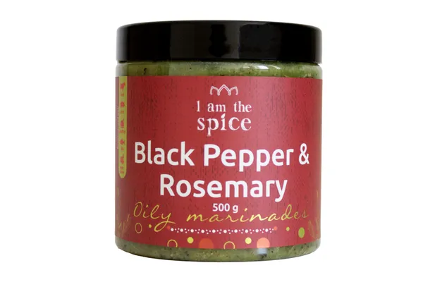 Marinatas I AM THE SPICE, su juodaisiais pipirais ir rozmarinais, 500 g