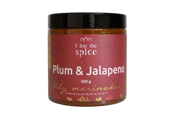 Marinatas I AM THE SPICE, su slyvomis ir chalapos paprika, 500 g