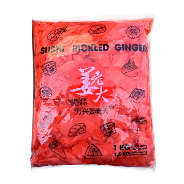Suši ingvers konservēts, rozā  PREMIUM EAT, 1kg