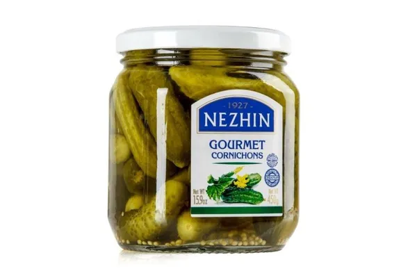 Kornišoni Gourmet NIZHYN , (5-7 cm), 450g
