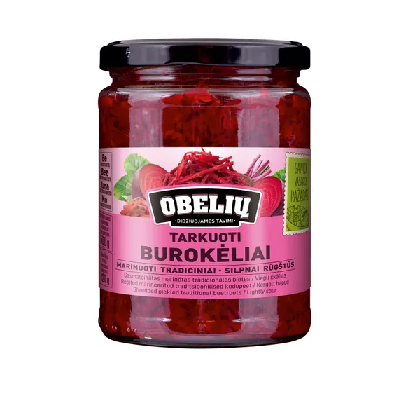 Marinuoti burokėliai OBELIŲ, tradiciniai, 500g / 320g
