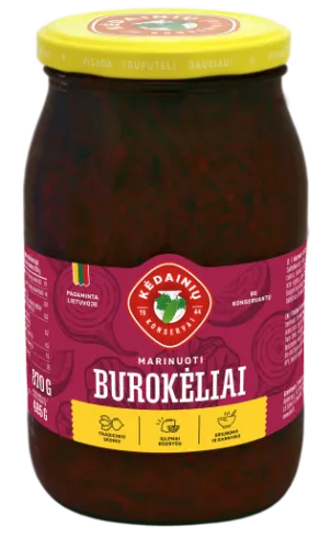 Marinētas bietes KEDAINIU, 900g/495g