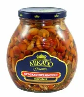 Marinuoti Nameko grybai  MIKADO,  1,7 l/ 1,65 kg /0,62 kg