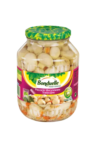 Šampinjoni marinēti BONDUELLE, 1,6/ 0,96kg