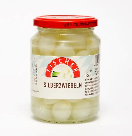 Marinuoti svogūnėliai, 320g/190g