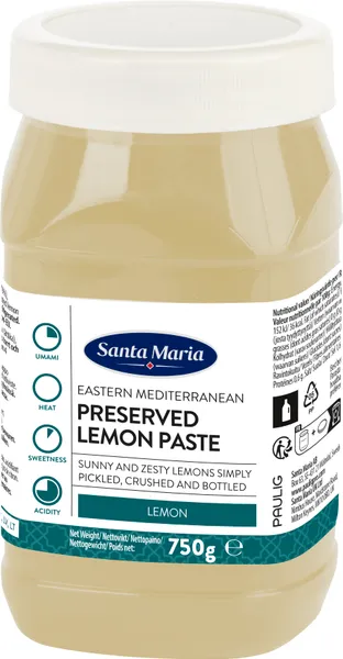 Marinuotų citrinų pasta SANTA MARIA, 750G