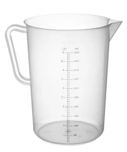 Matavimo indas, polipropilenas, 5 l, D 19 cm, H 27 cm, 1 vnt