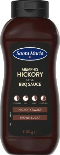 Memfio stiliaus BBQ padažas Hickory SANTA MARIA,1100 g