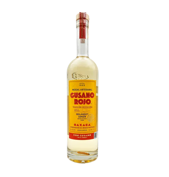 Meskalis GUSANO ROJO, 100% Espadin, 38%, 0,7l (su kirminu)