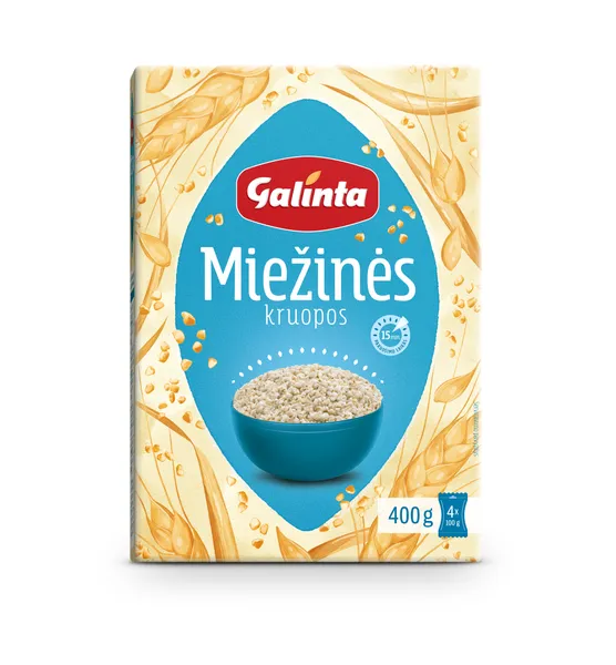 Miežinės kruopos GALINTA, 4 x 100 g