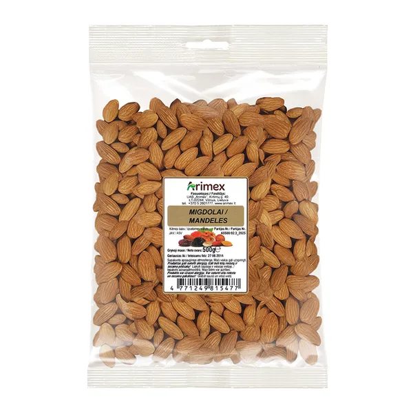 Migdolų riešutai ARIMEX, 500 g