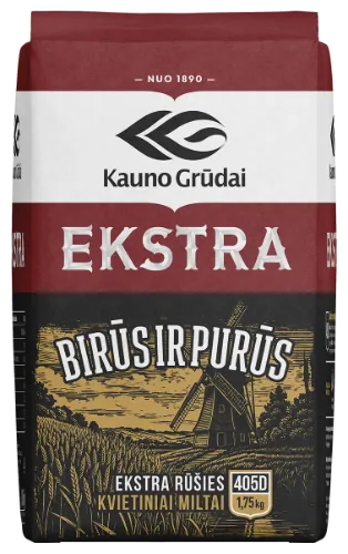 Miltai EKSTRA, kvietiniai, 405D, 1,75 kg