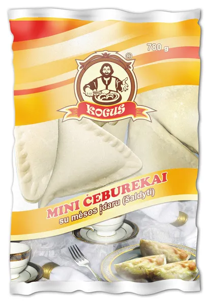 MINI čeburekai su mėsos įdaru, 12-13 vnt., 780 g