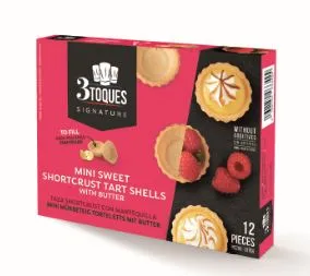 Groziņi PIDY Mini Dessert Tartelettes, 50x15mm, 12gab