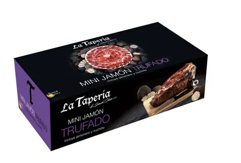 Mini kumpis su trumais RESERVA, su peiliu ir lentele, 950 g