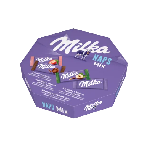 Mini šokoladai MILKA Single Mix, 138 g