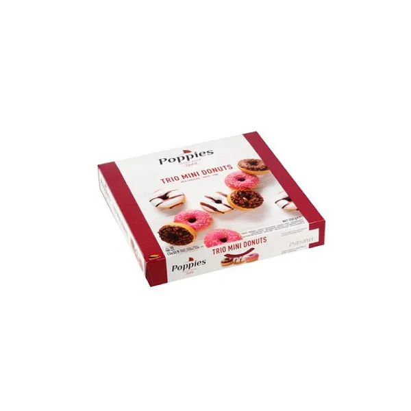 Saldēti virtuļi POPPIES Mini Trio, 9 gab, 250g