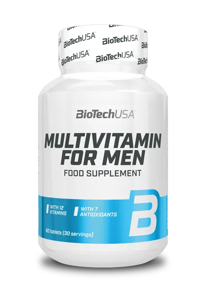 Multivitaminai vyrams BioTechUSA, tabletės, 60 vnt