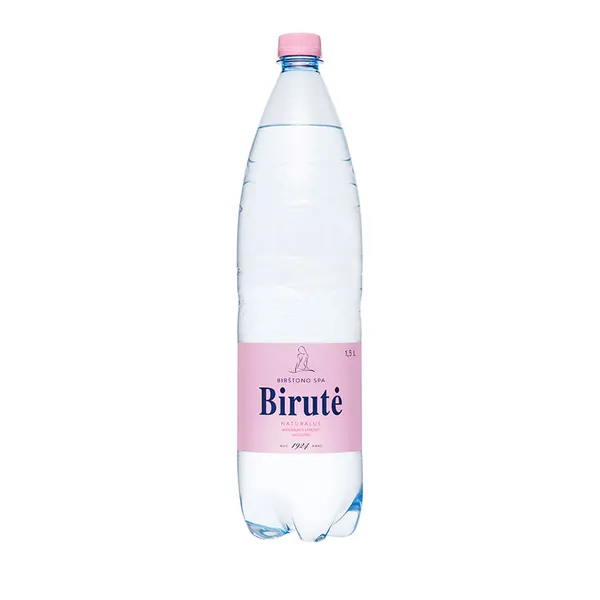 Naturāls minerālūdens Birute, gāzēts, 1,5l (DEP)