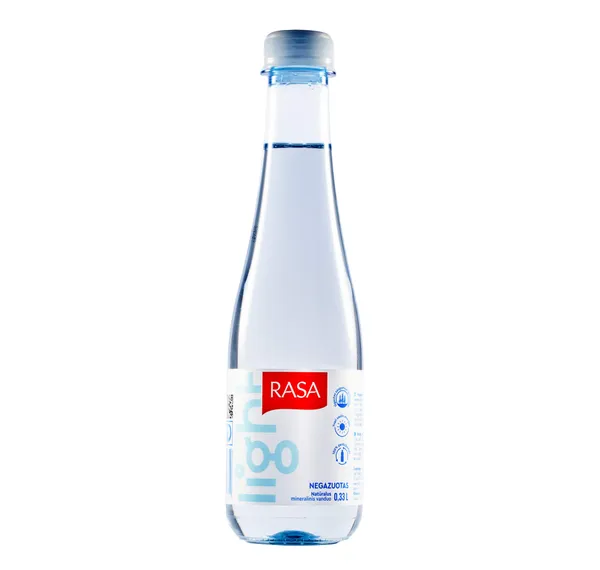 Natūralus mineralinis vanduo RASA Light, negazuotas, 0,33 l D