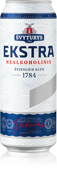 Nealkoholinis alus, ŠVYTURYS, Ekstra, 0.5%, 0,5 l skardinė, D