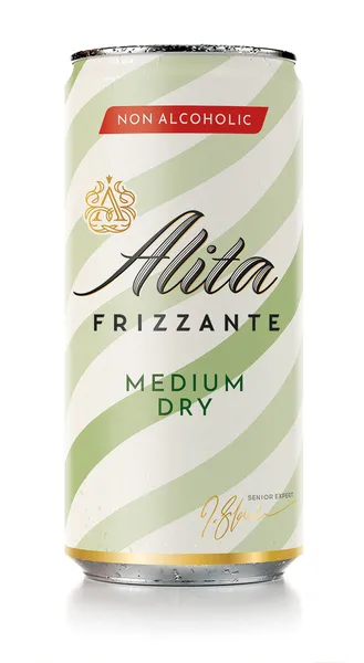 Nealkoholinis putojantis vynas ALITA, Frizzante, pusiaus sausas, 0,2 l