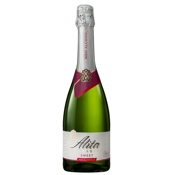 Nealkoholinis putojantis vynas ALITA Livi, pusiau saldus, 0,75 l