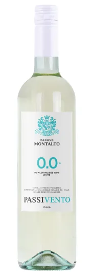 Nealkoholinis pusiau saldus baltasis vynas BARONE MONTALTO PASSIVENTO, 0,0 %, 0,75 l