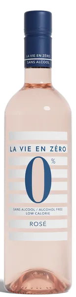 Nealkoholinis vynas LA VIE EN ZERO, rose, 0%, 0,75 l