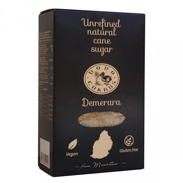 Nerafinuotas cukranendrių cukrus DODO Demerara, 500 g