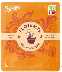 Norvēģu brūnais siers SYNNOVE, Flötemys, 29%, šķēlēs, 150g