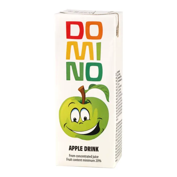 Dzēriens DOMINO Ābolu, ar salmiņu, 200 ml