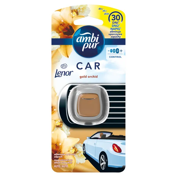 Oro gaiviklis automobiliams AMBI PUR Gold Orchid, 2ml