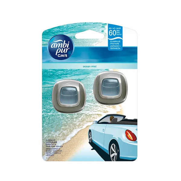 Oro gaiviklis automobiliams AMBI PUR Ocean Mist, 2X2ml