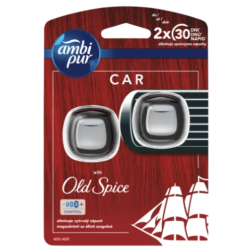 Oro gaiviklis automobiliams AMBI PUR Old Spice, 2X2ml