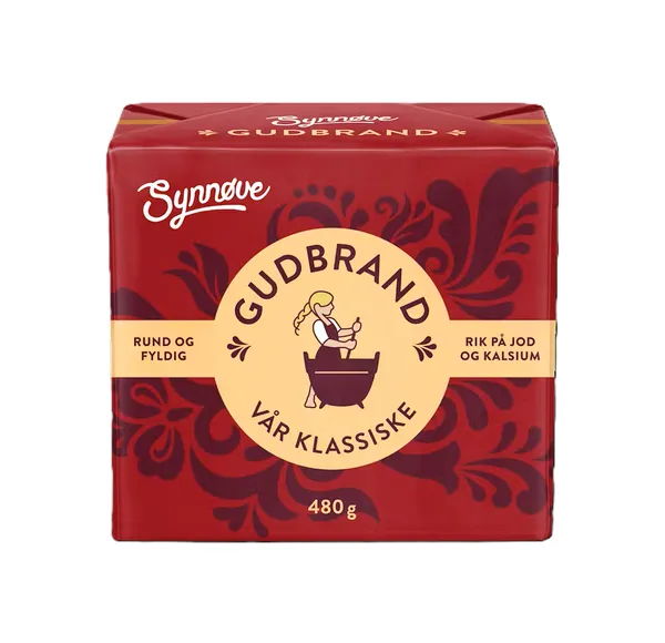 Ožkų ir karvių pieno sūris Gudbrand SYNNOVE, 480 g